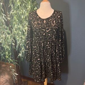 Stylish Leopard Print Dress